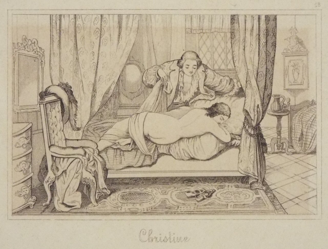 Lithograph - Christine - Gnauth